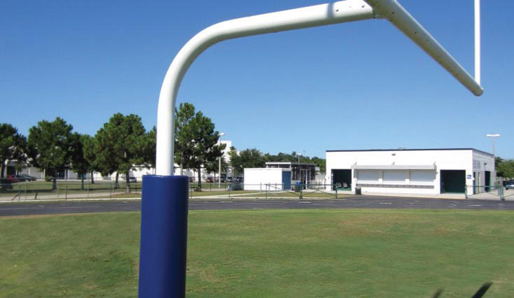TD Zone Goal Post Pads | Track Accessories